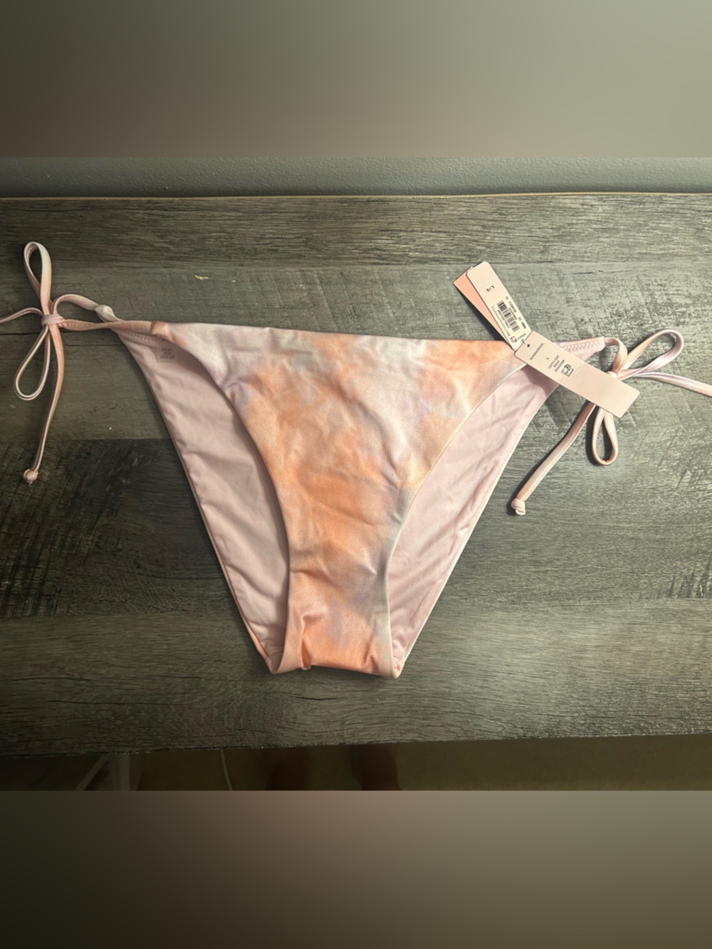 Victoria's Secret Pastel Pink Tie-Dye Bikini Set